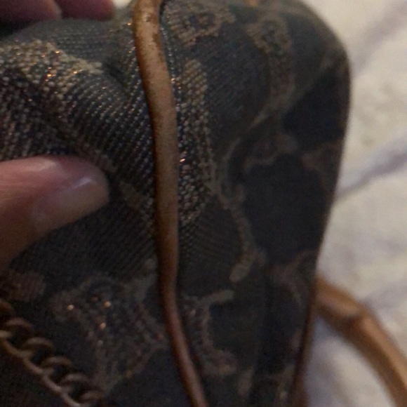 TODAY ONLY:Authentic Celine Triomphe Boogie Denim & Leather Bag rubs sold as-is - Picture 13 of 16